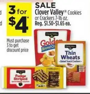 Dollar General Clover Valley® Cookies Or Crackers 7-16 Oz. offer