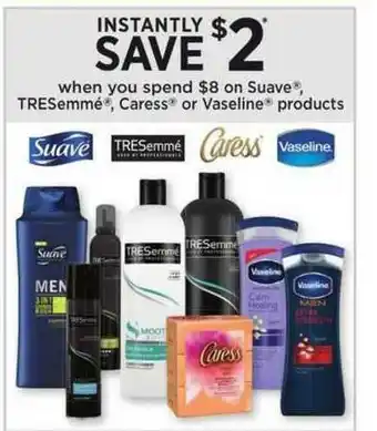 Dollar General Suave®, Tresemmé®, Caress® Or Vaseline® Products offer