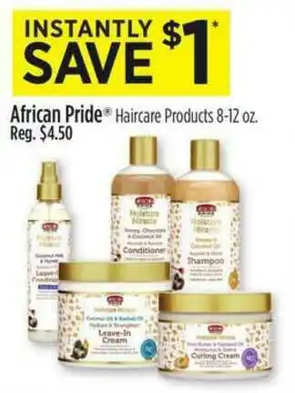 Dollar General African Pride® Haircare Products offer