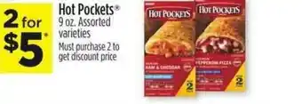 Dollar General Hot Pockets® 9 Oz. Assorted Varieties offer