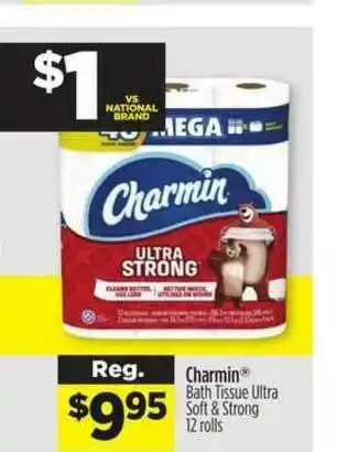 Dollar General Charmin® Bath Tissue Ultra Soft & Strong 12 Rolls offer
