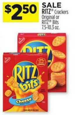 Dollar General Ritz® Crackers Original Or Ritz® Bits 7.5-10.3 Oz. offer