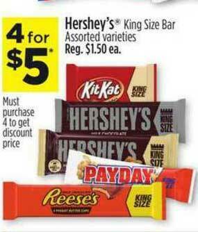 Dollar General Hershey's® King Size Bar offer