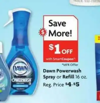 Family Dollar Dawn Powerwash Spray Or Refill 16 Oz. offer