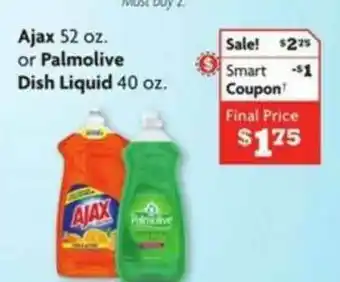 Family Dollar Ajax 52 Oz. Or Palmolive Dish Liquid 40 Oz. offer