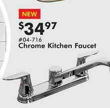 Valu Home Centers Chrome Kitchen Faucet offer