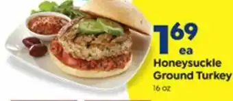 Save a Lot Honeysuckle Ground Turkey 16 oz offer