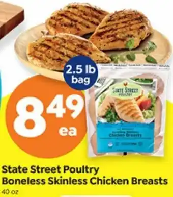 Save a Lot State Street Poultry Boneless Skinless Chicken Breasts 40 oz offer