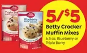 Save a Lot Betty Crocker Muffin Mixes offer