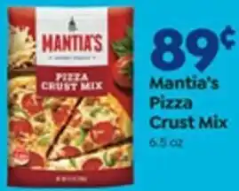 Save a Lot Mantia's Pizza Crust Mix 6.5 oz offer