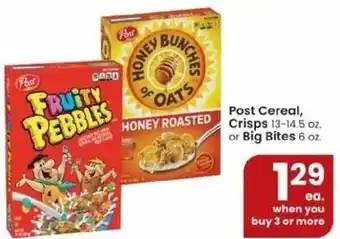 Albertsons Post Cerel, Crisps Or Big Bites offer