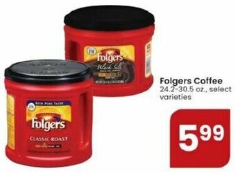 Albertsons Folgers Coffee offer