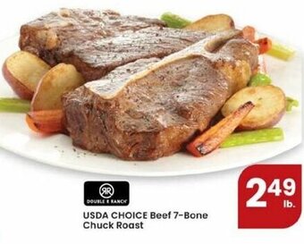 Albertsons USDA Choice Beef 7-Bone Chuck Roast offer
