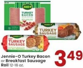 Albertsons Jennie-O Turkey Bacon Or Breakfast Sausage Roll offer