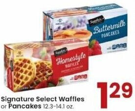 Albertsons Signature Select Waffles Or Pancakes offer