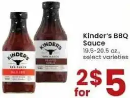 Albertsons Kinder's BBQ Sauce offer