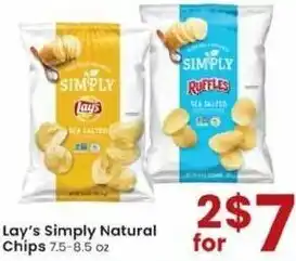 Albertsons Lay's Simply Natural Chips offer