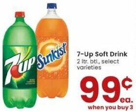 Albertsons 7-Up Soft Drink offer