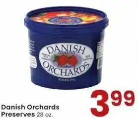 Albertsons Danish Orchards Preserves 28 oz offer