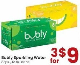Albertsons Bubly Sparkling Water offer