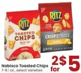 Albertsons Nabisco Toasted Chips offer