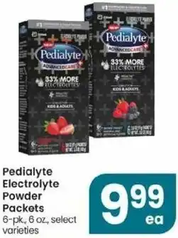 Albertsons Pedialyte Electrolyte Powder Packets offer