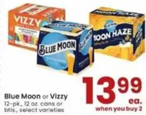Albertsons Blur Moon Or Vizzy offer
