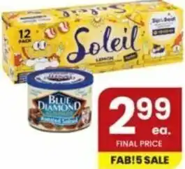 Albertsons Soleil, Blue Diamond offer