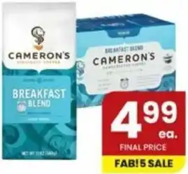 Albertsons Cameron's Breakfast Blend offer