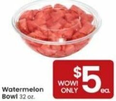 Albertsons Watermelon Bowl 32 Oz offer