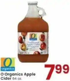 Albertsons O Organics Apple Cide 64 oz offer