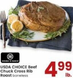 Albertsons USDA Choice Beef Chuck Cross Rib Roast offer