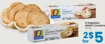 Albertsons O Organics Water Crackers offer