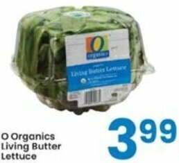 Albertsons O Organics Living Butter Lettuce offer