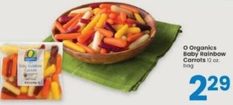 Albertsons O Organics Baby Rainbow Carrots offer