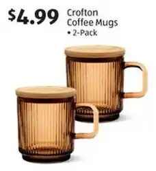 Aldi Crofton Coffee Mugs offer