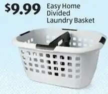 Aldi Easy Home Divided Laundry Basket offer