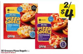 Winn Dixie Se Grocers Pizza Bagels offer