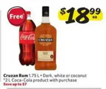 Winn Dixie Cruzan Rum offer