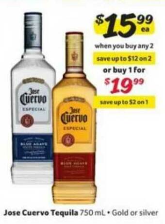 Winn Dixie Jose Cuervo Tequila offer