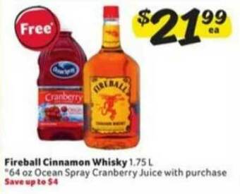 Winn Dixie Fireball Cinnamon Whisky offer