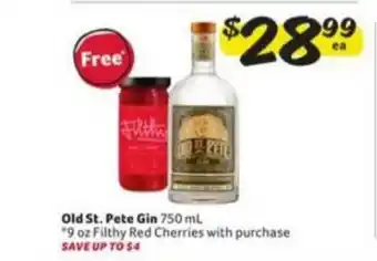 Winn Dixie Old St. Pete Gin offer