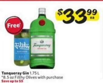 Winn Dixie Tanqueray Gin offer