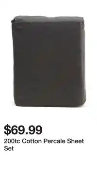 TJ Maxx 200tc Cotton Percale Sheet Set offer