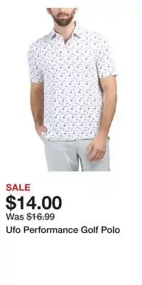 TJ Maxx Ufo Performance Golf Polo offer