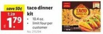 Lidl Taco Dinner Kit offer