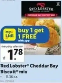 Lidl Red Lobster Cheddar Bay Biscuit Mix offer
