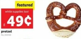 Lidl Pretzel offer