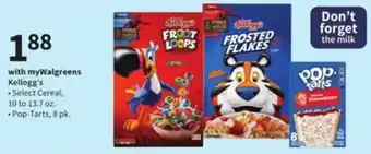 Walgreens Kellogg's offer