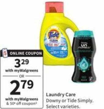 Walgreens Laundry Care offer